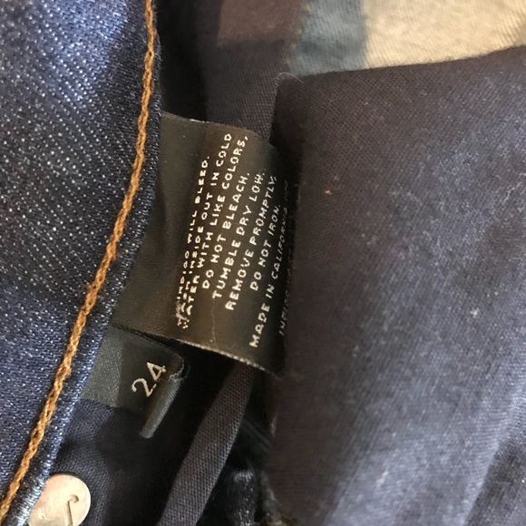 J Brand Heathered Mid Rise Blue Skinny Jeans - Picture 7 of 7